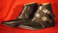 14th Century Womens Two Buckle Ankle Boot