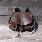 Pouch with Pouchlets Dark Brown